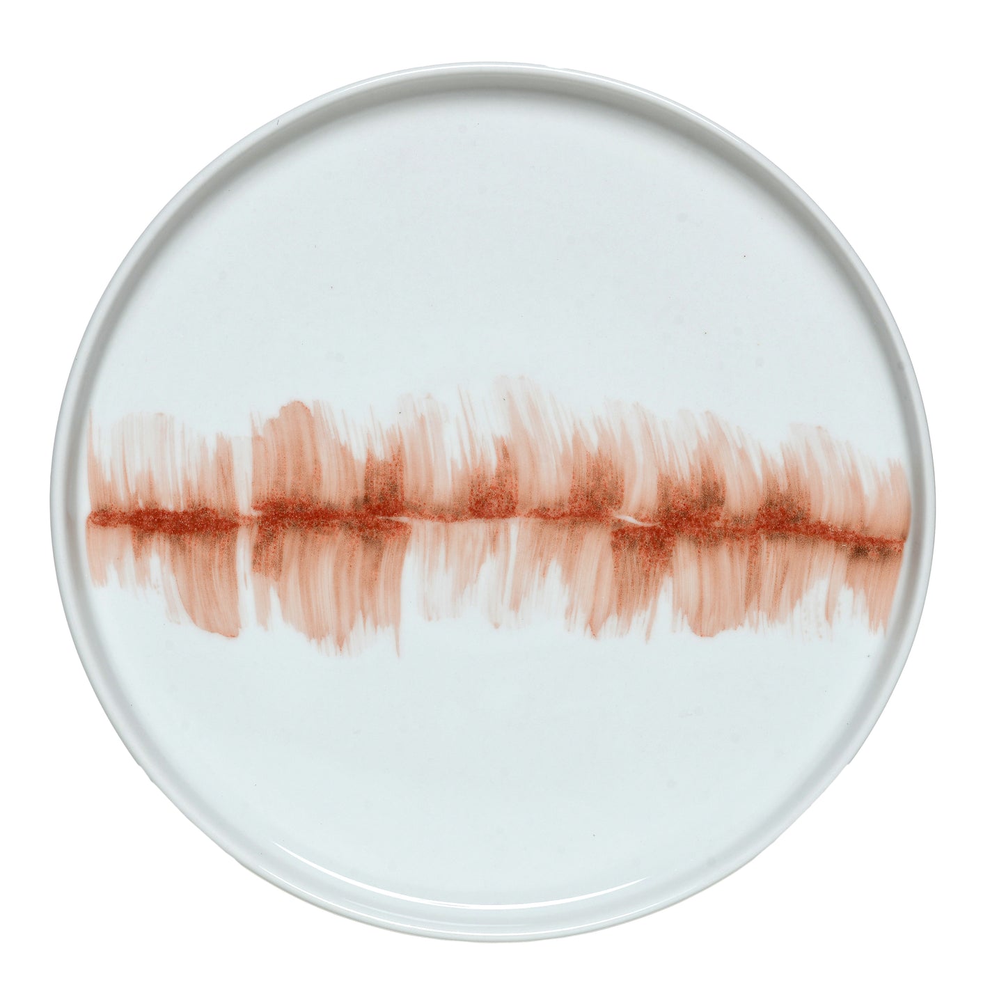 Tablejoy Edged Dinner Plate Set'4 Red