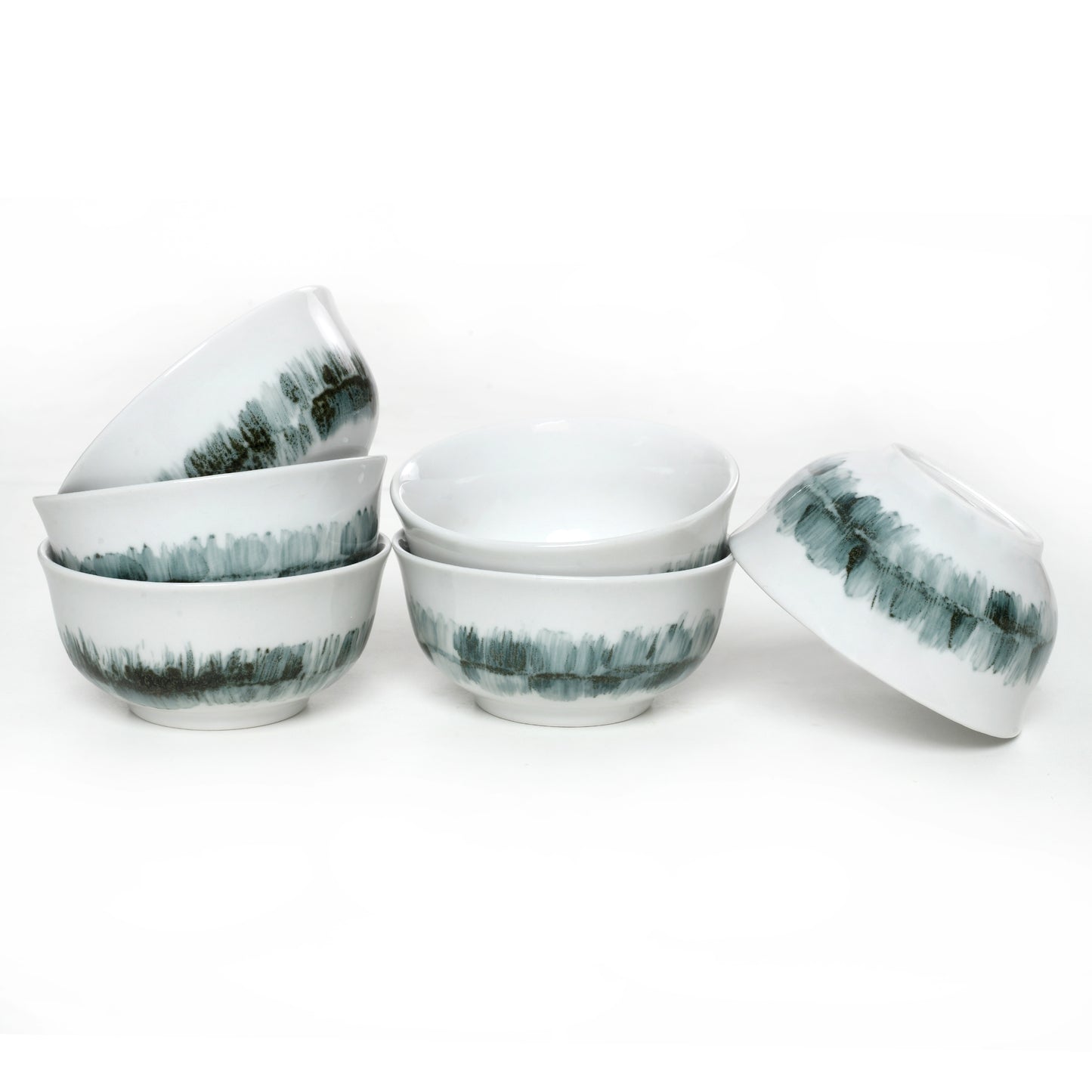 Tablejoy Veg/Curry Bowl Set'6 Black