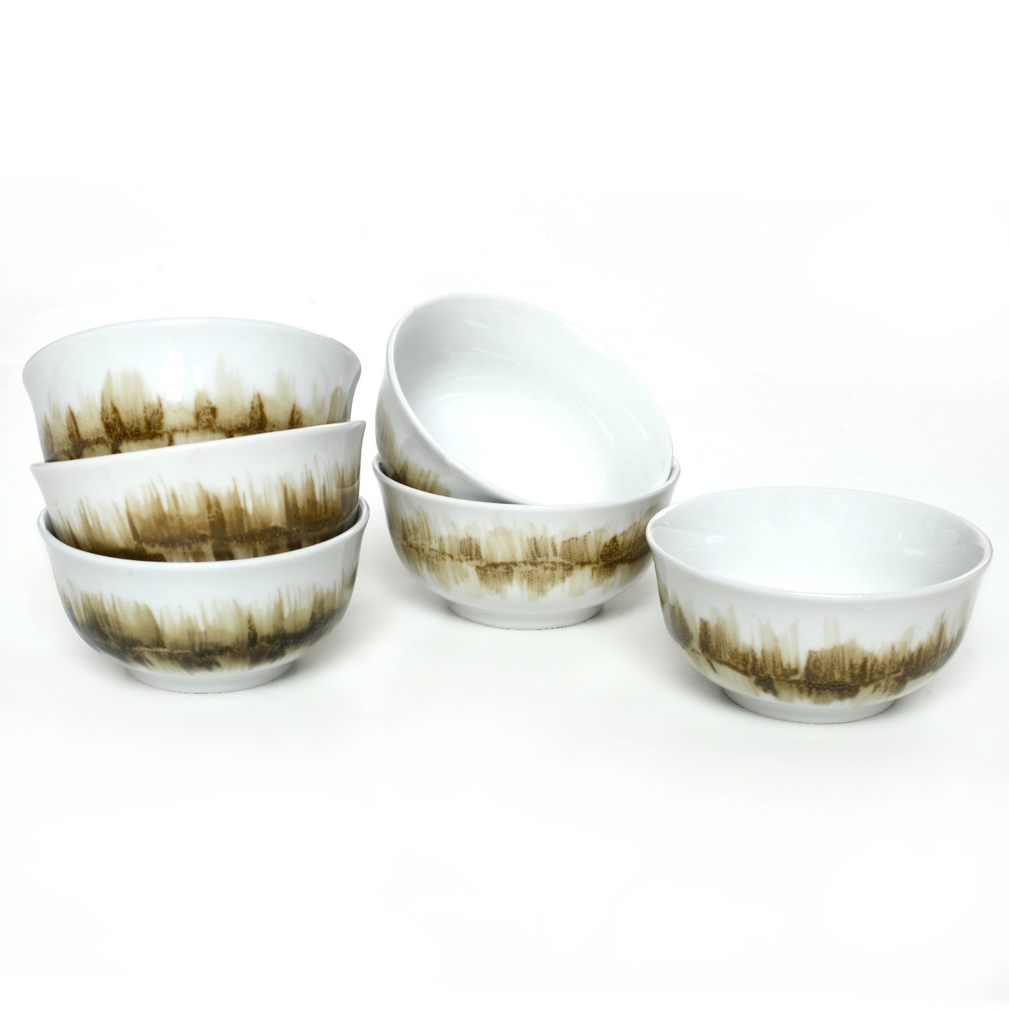Tablejoy Veg/Curry Bowl Set'6 Olive