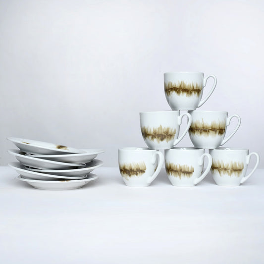 Tablejoy 6 Cups & 6 Saucer Set'12 Olv