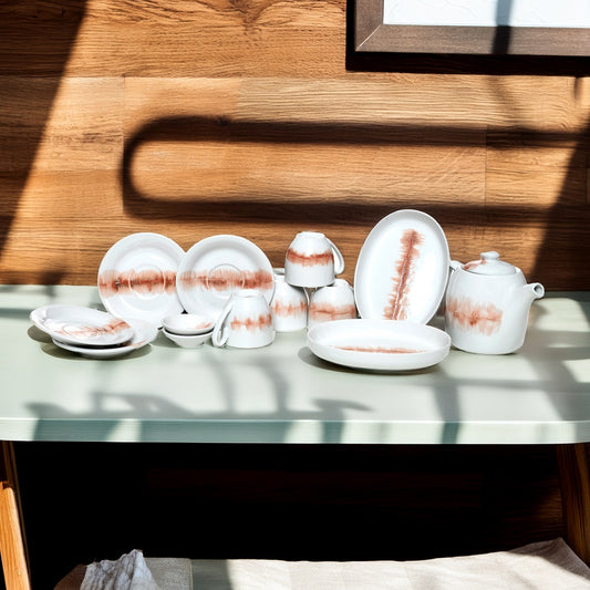 Tablejoy Tea Set - Set of 14 Red