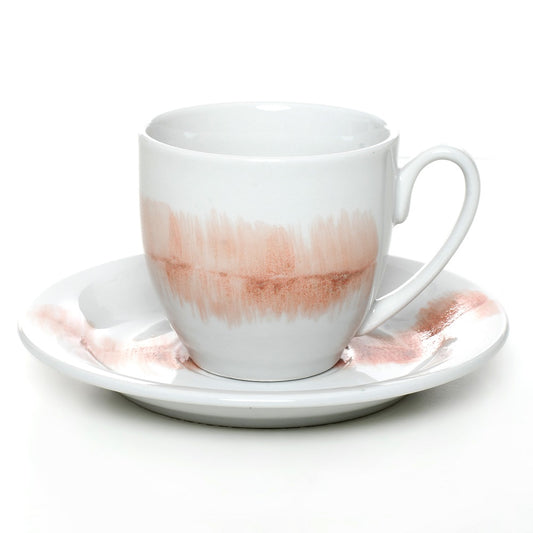 Tablejoy 6 Cups & 6 Saucer Set'12 Red