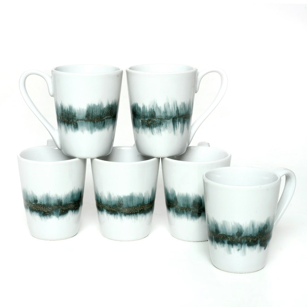 Tablejoy Tea Mugs 6Pcs Set'6 Blk