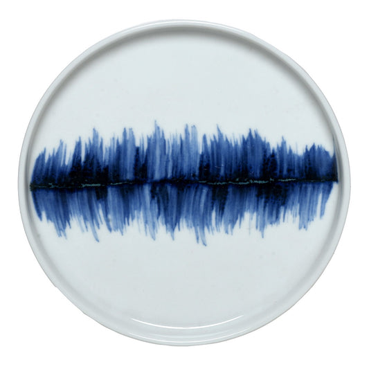 Tablejoy Edged Snack Plate Set'6 Blu