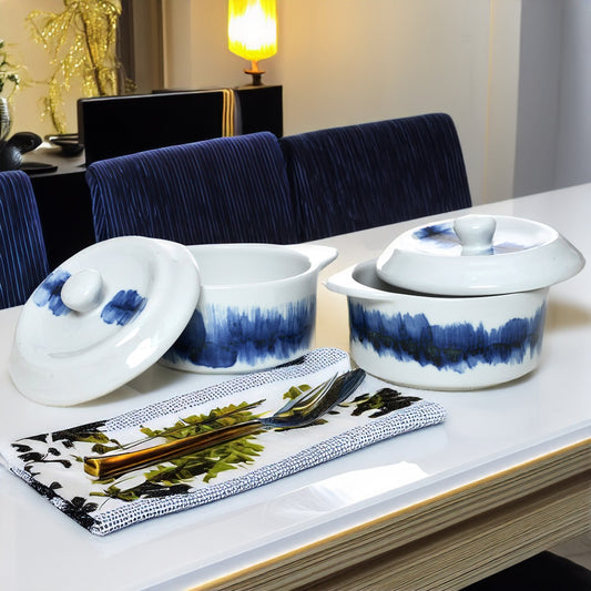 Tablejoy Casserole 480Cc Set'2 Blu