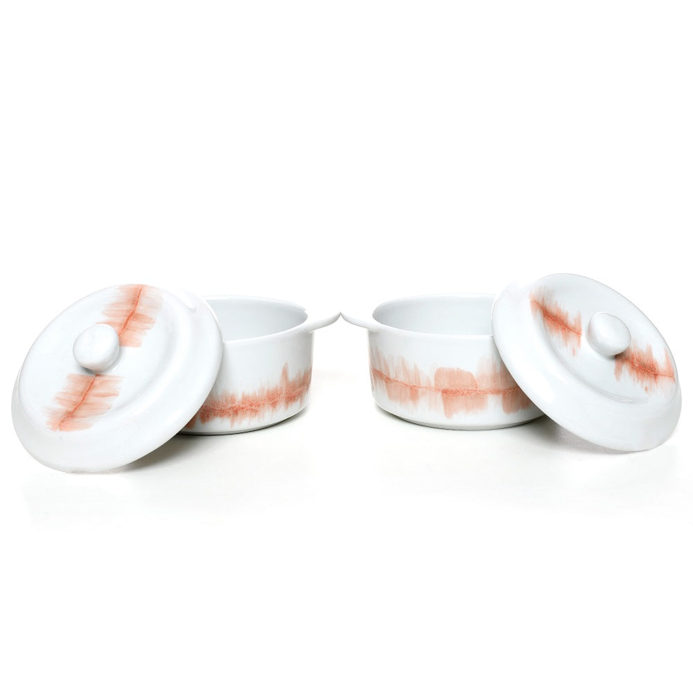 Tablejoy Casserole 480Cc Set'2 Red