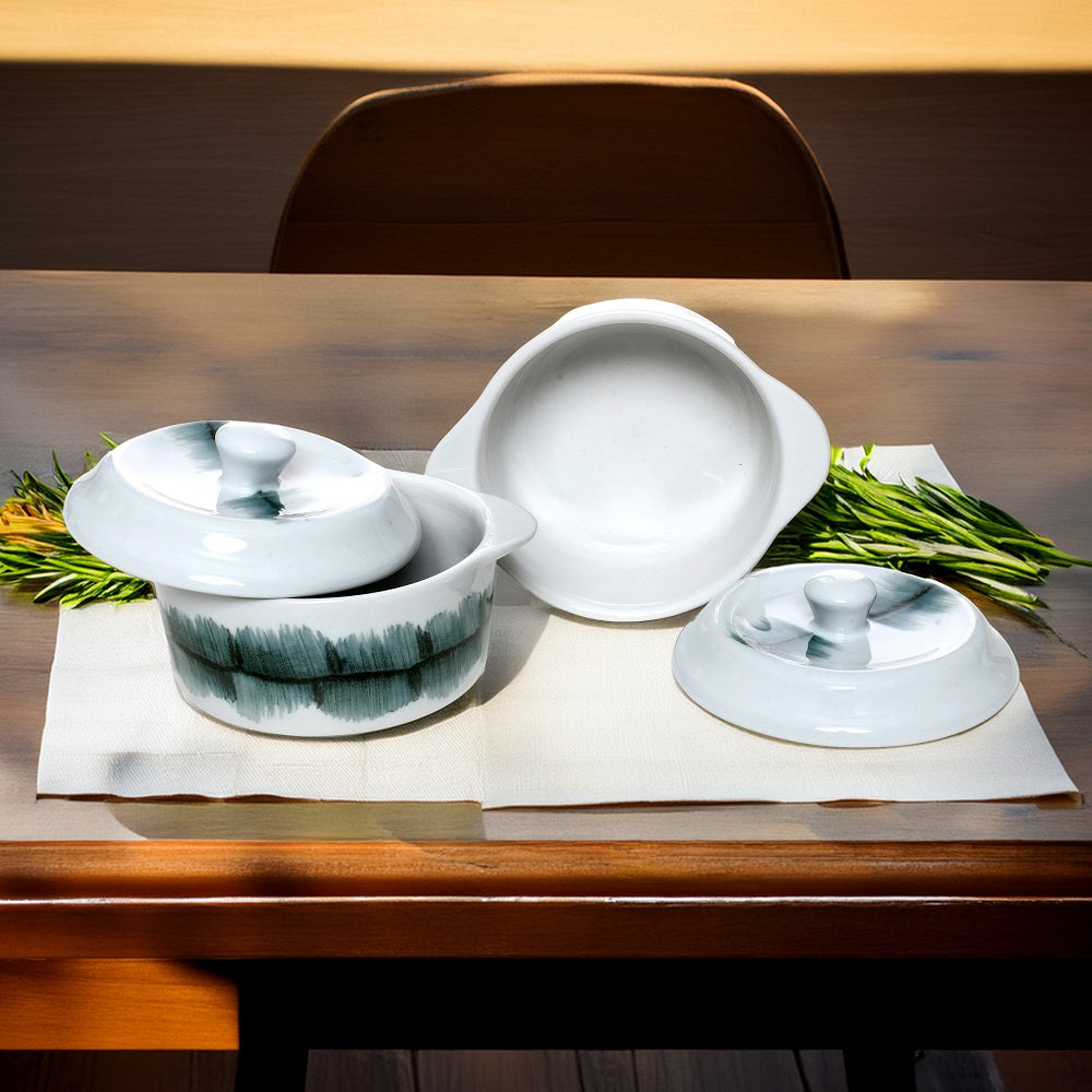 Tablejoy Casserole 260Cc Set'2 Blk