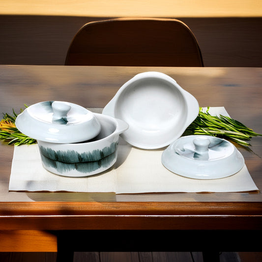 Tablejoy Casserole 260Cc Set'2 Blk