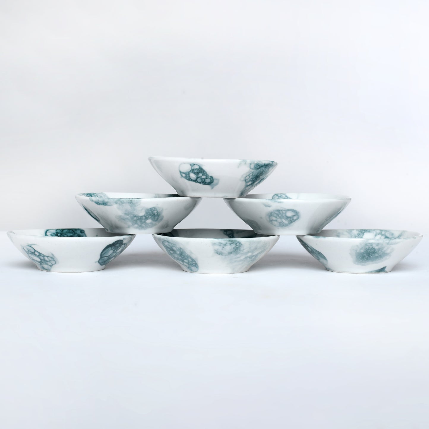 Tablejoy Dip Bowl Round Set'6 Blk