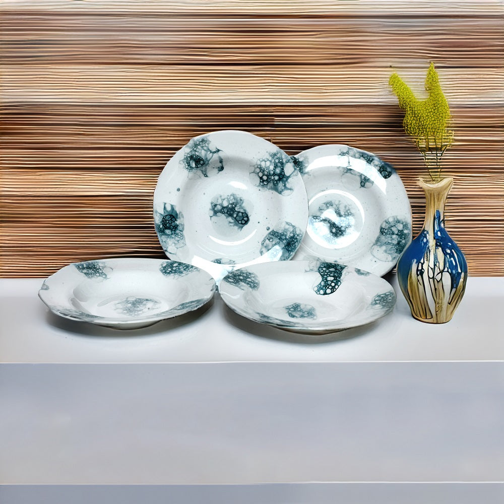 Tablejoy Pasta Plate Set'4 Blk