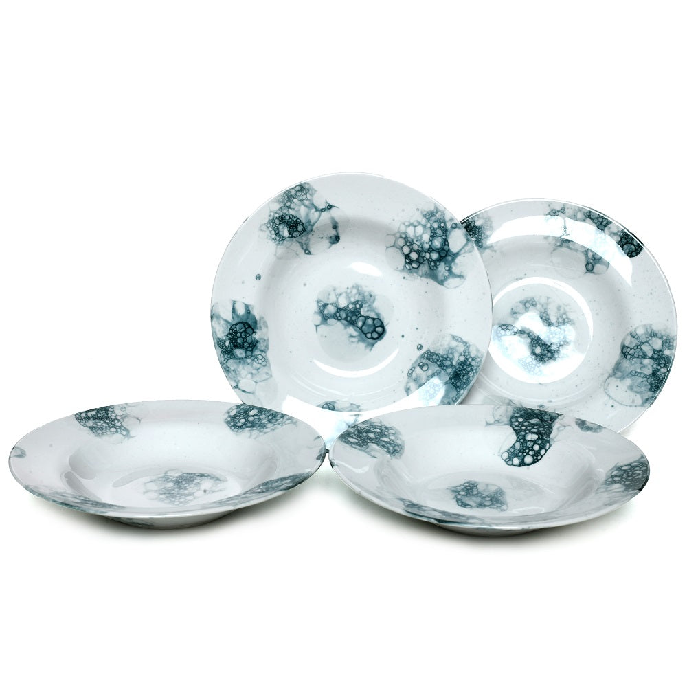 Tablejoy Pasta Plate Set'4 Blk