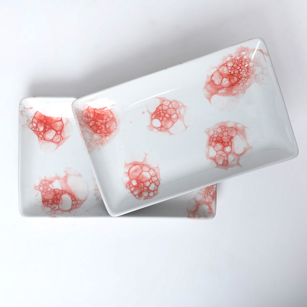 Tablejoy Rect. Serving Platter (S) Set'2 Red