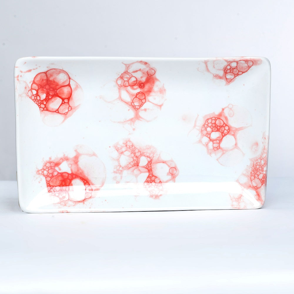Tablejoy Rect. Serving Platter (S) Set'2 Red