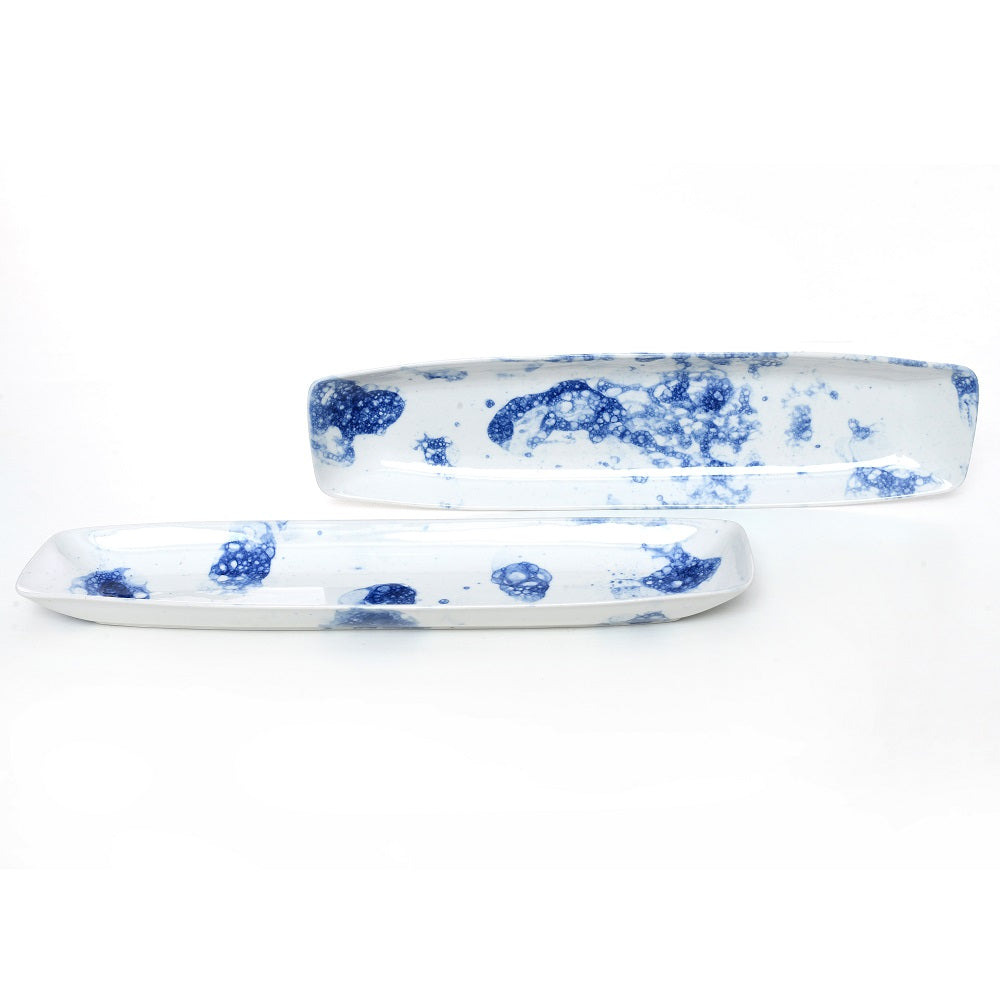 Tablejoy Oval Platter Set'2 Blu