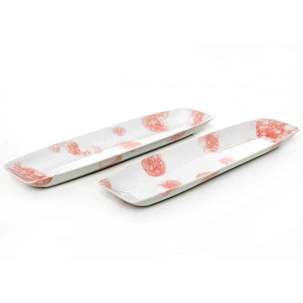 Tablejoy Oval Platter Set'2 Red