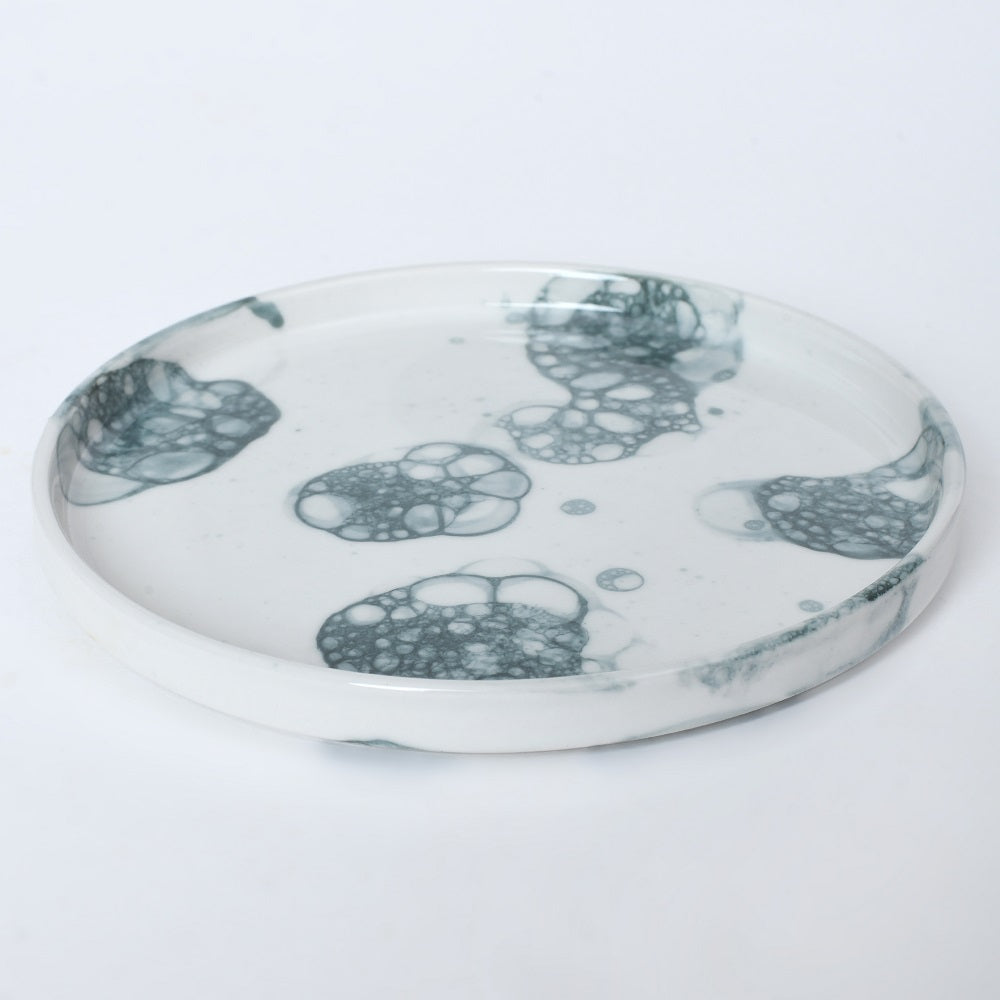 Tablejoy Edged Snack Plate Set'6 Blk