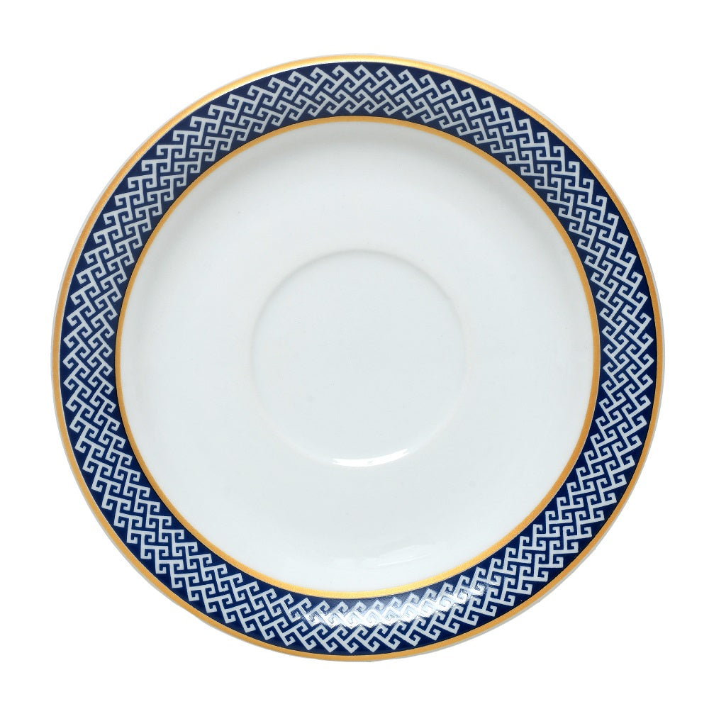 Tablejoy Cups & Saucer Set Blue Star-2 Set Of 12