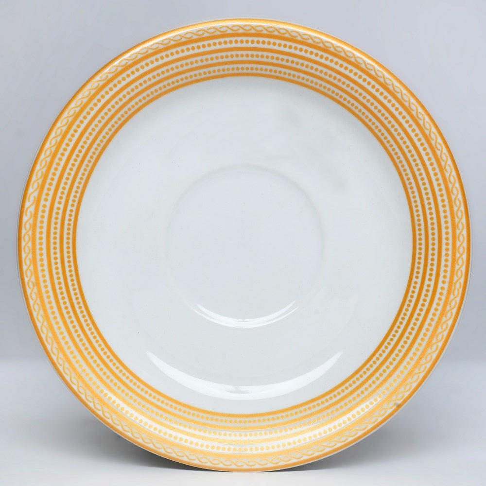 Tablejoy Cups & Saucer Set Metalic Set Of 12