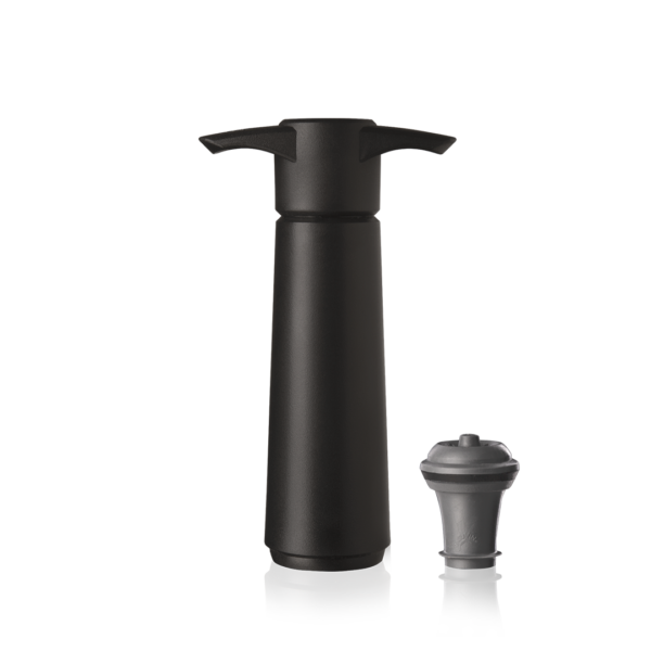 Vacu Vin Wine Saver Black Blister (1 Pump, 1 Wine Stopper ) set '2