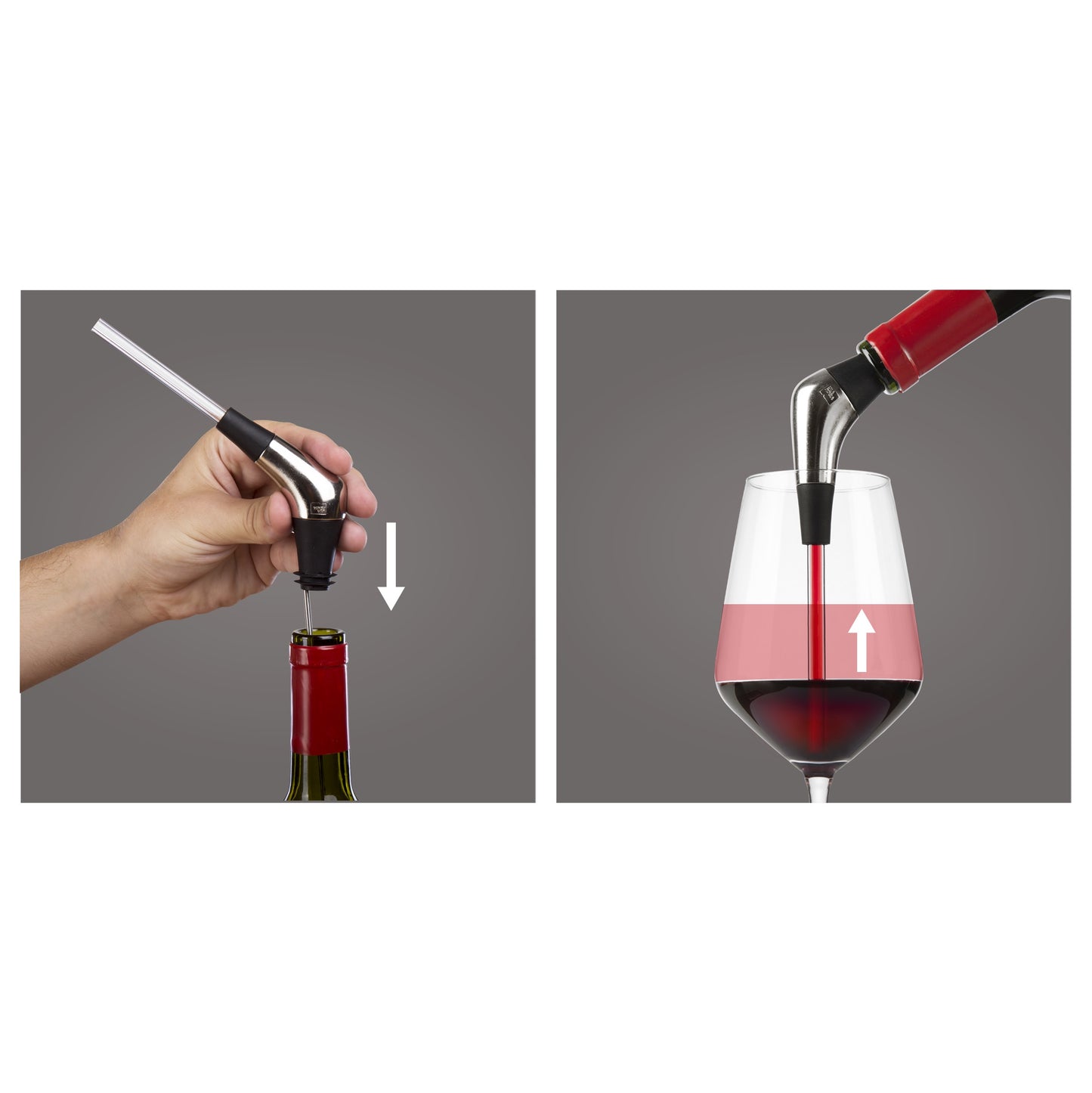 Vacu Vin SLOW WINE POURER, GIFT BOX SET