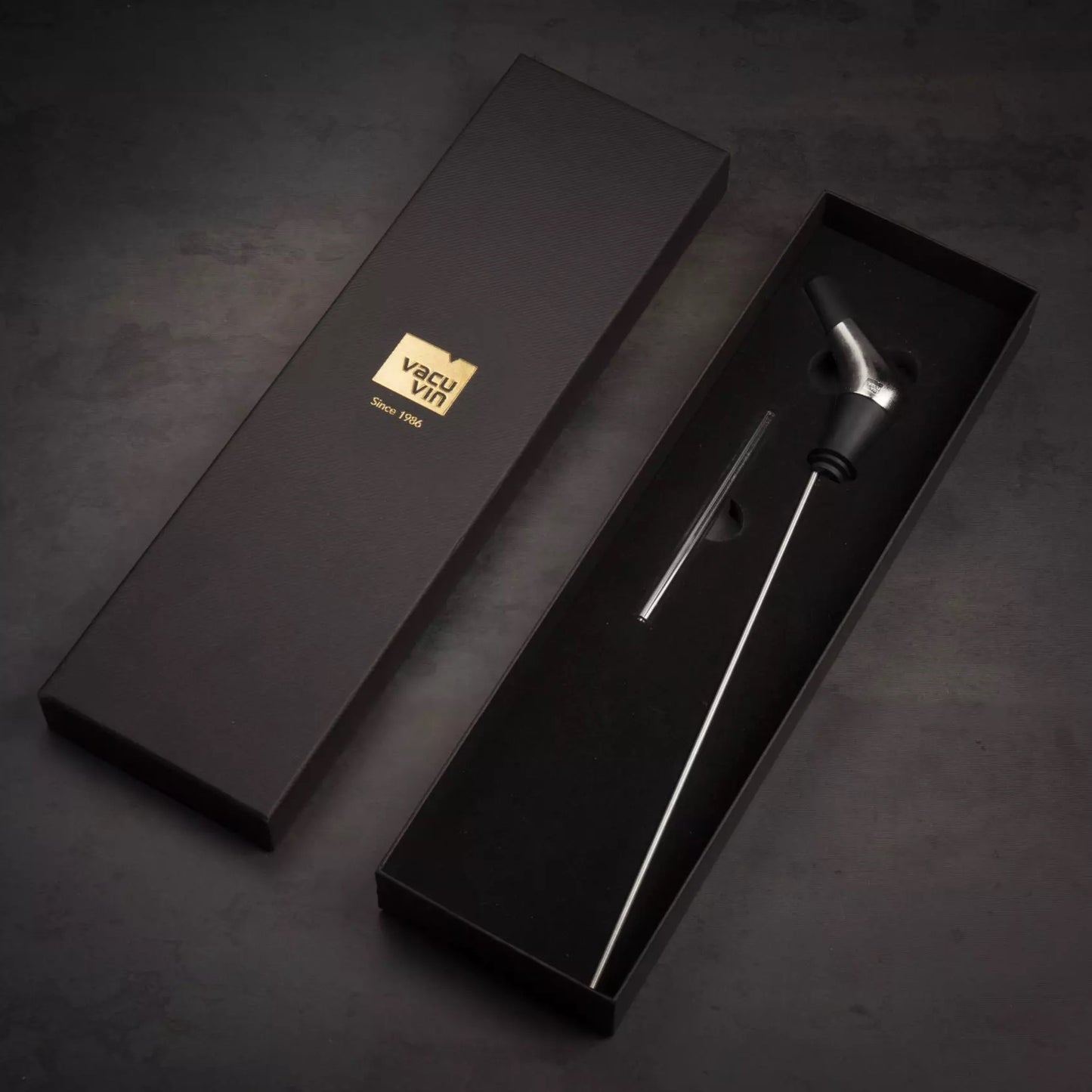 Vacu Vin SLOW WINE POURER, GIFT BOX SET