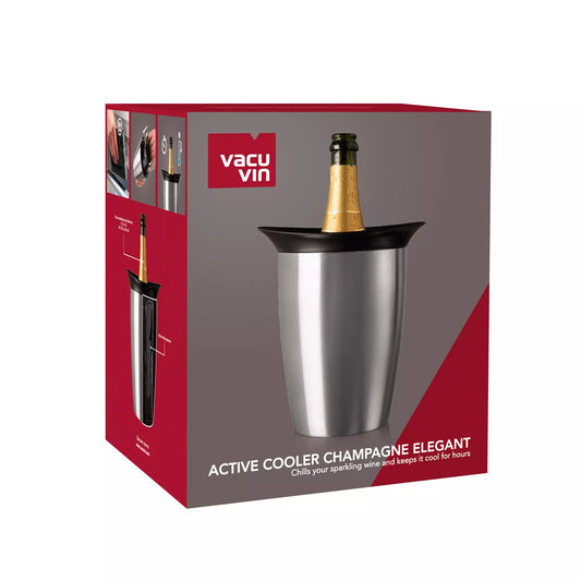 Vacu Vin Active Cooler Champagne Elegant SS, Box New