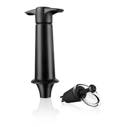 Vacu Vin Wine Saver&Server Black Set'2