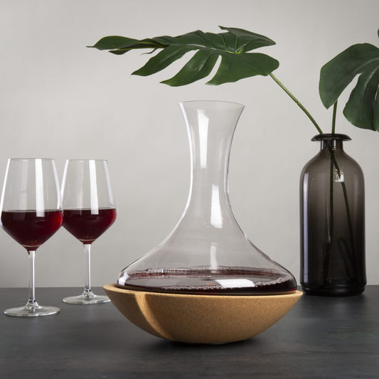 Vacu Vin SWIRLING CARAFE CRYSTAL GLASS SET
