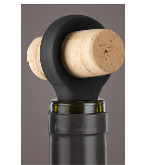 Vacu Vin Bottle Stopper Black
