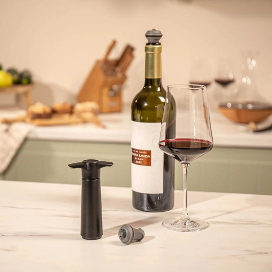 Vacu Vin Wine Saver Black set of 5