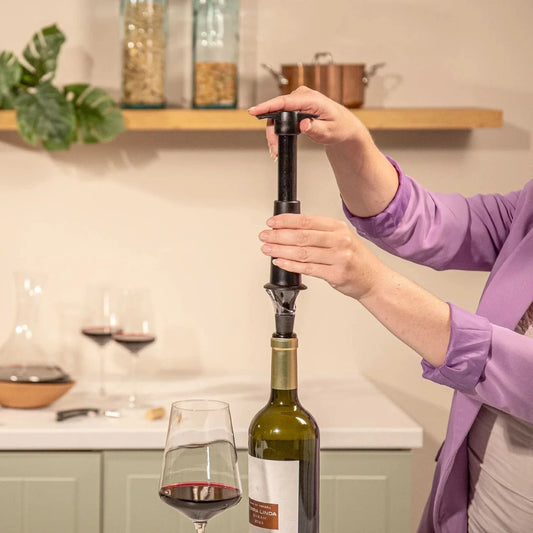 Vacu Vin Wine Saver Black set of 5