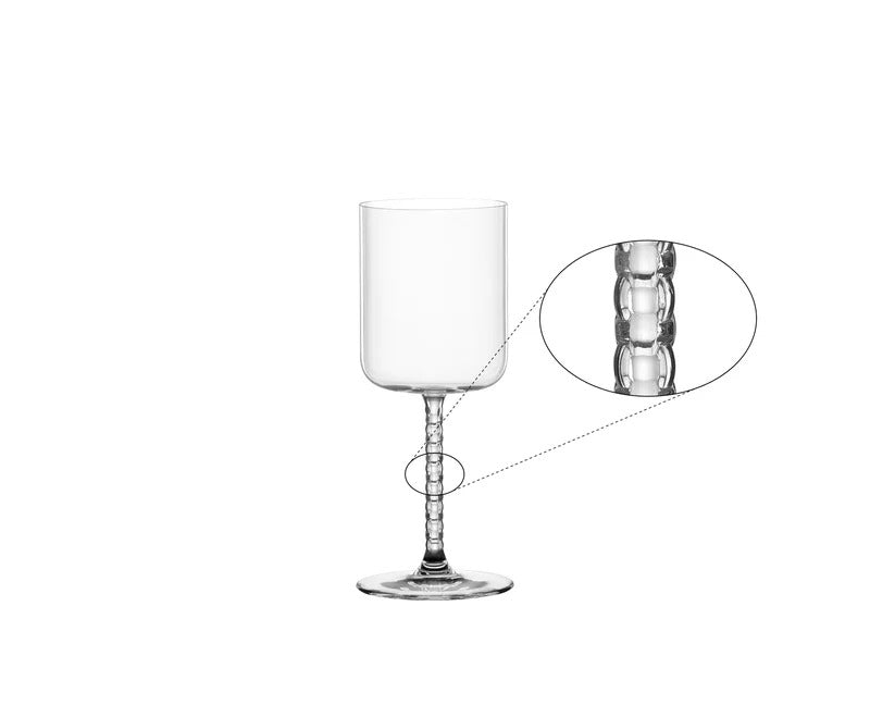 NACHTMANN Bossa Nova Edition Crystal Wine Glasses, Set of 2