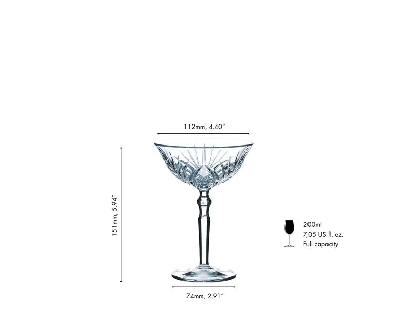 NACHTMANN Palais Cocktail Glass Set 4