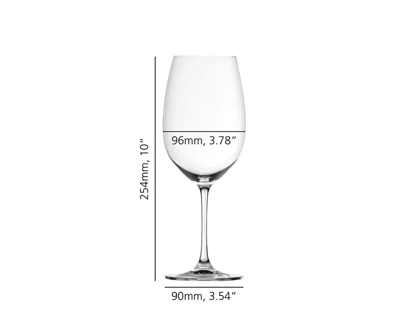 NACHTMANN By SPIEGELAU Salute Pro Bordeaux Glass SET 6