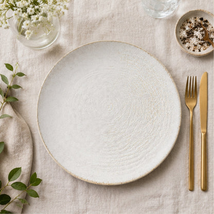 Mesa M194 BLUE EYE GOLD COUPE DINNER PLATE 27 cm