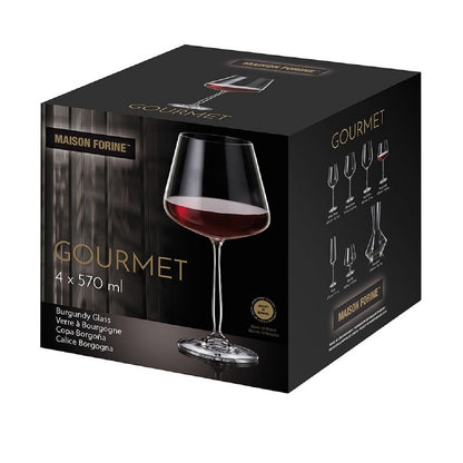 Burgundy Wine Glasses