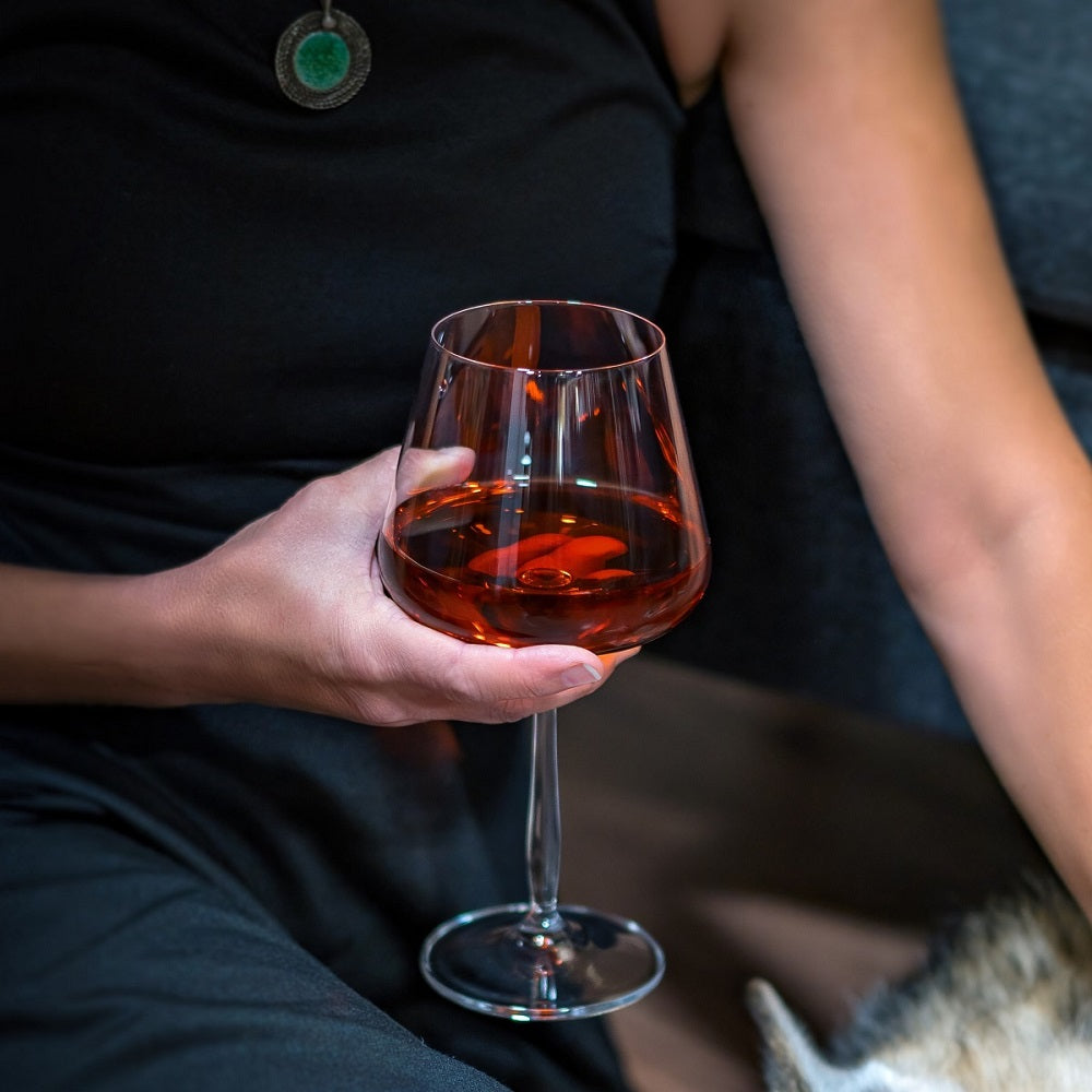 Burgundy Wine Glasses