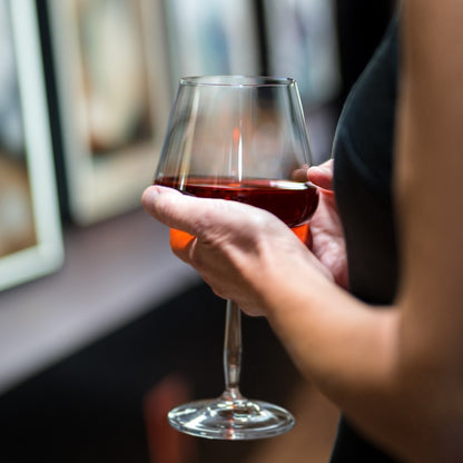 Burgundy Wine Glasses