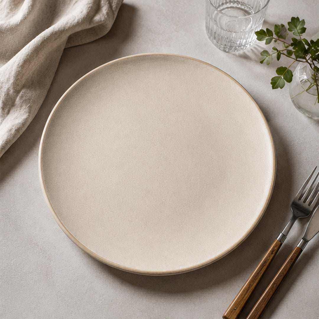 Mesa M217 TAUPE COUPE DINNER PLATE 27 cm