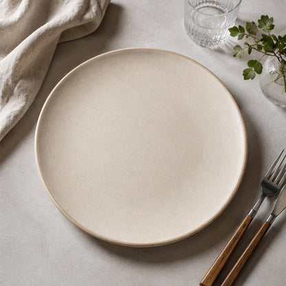Mesa M217 TAUPE COUPE DINNER PLATE 27 cm