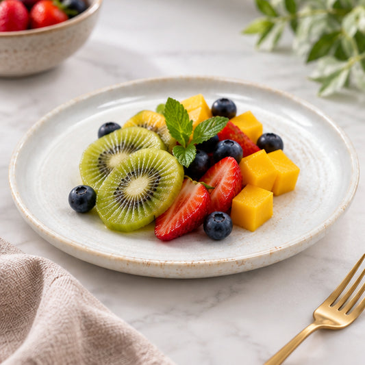 Mesa M210 BLUE EYE GOLD URBAN DESSERT PLATE 22 cm