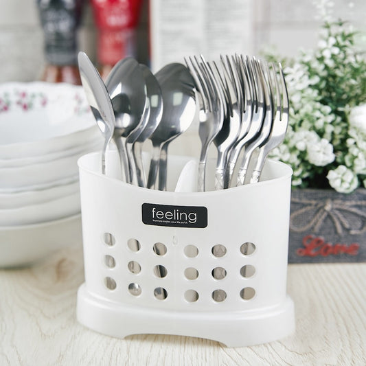PLASTIC KITCHEN TOOLS STAND-WHITE