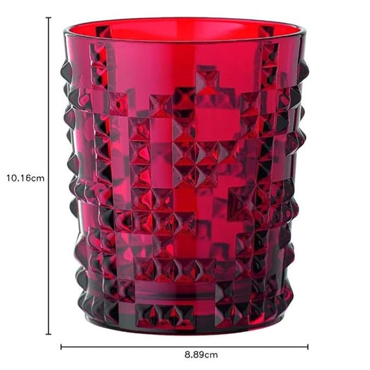 Nachtmann Punk Whisky Tumbler Ruby