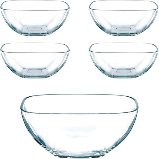 Buy Domino Crystal Bowls Set of 5 Online by Nachtmann - tablejoy.in