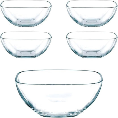 Domino Crystal Bowl Set'5