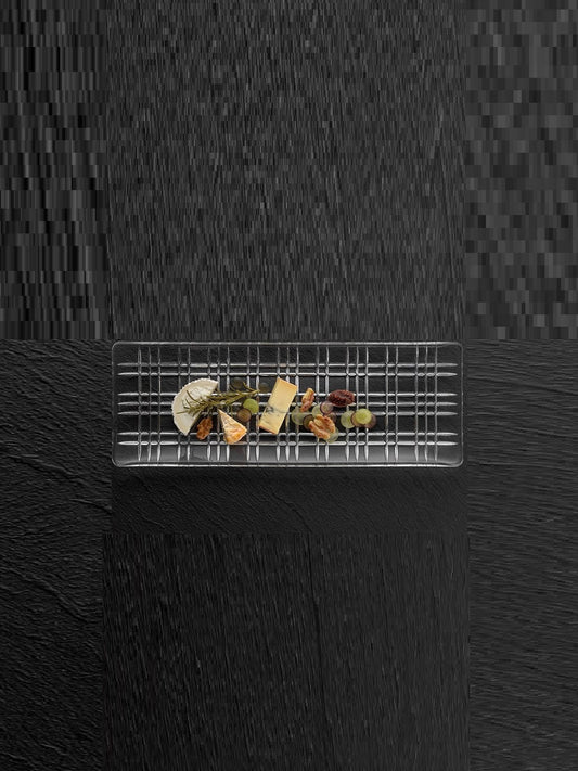 Square Crystal Smoke Rec Plate