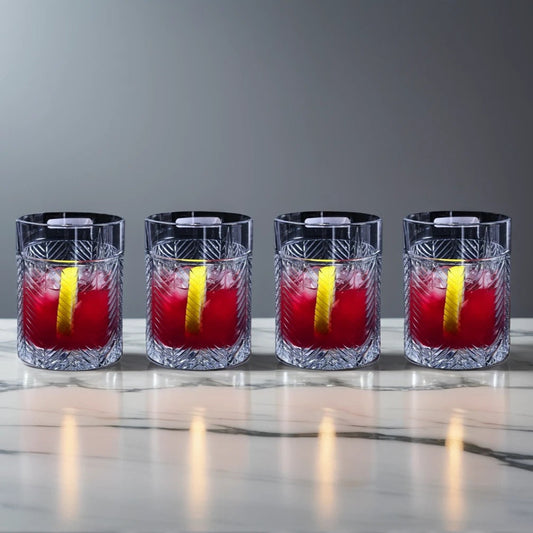 Nachtmann Fishbone Whisky Tumbler Set of 4