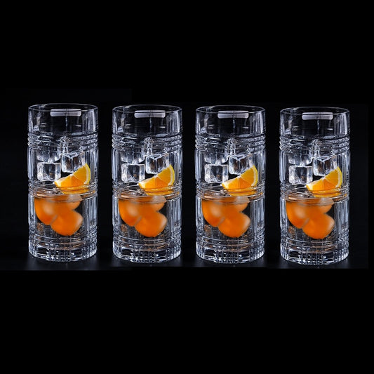 Nachtmann Check Long Drink Set of 4