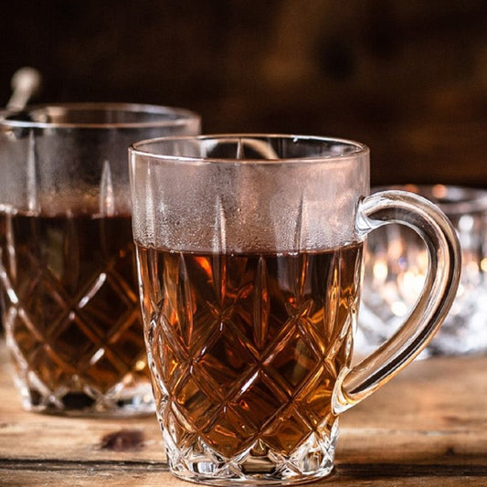 Noblesse Crystal Hot Beverage Mug 2 Pc Set