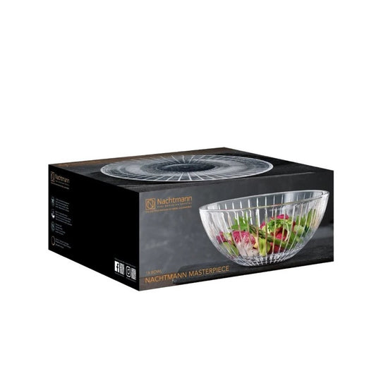 Buy Nachtmann Master Optical Crystal Bowl 24.5 cm - tablejoy